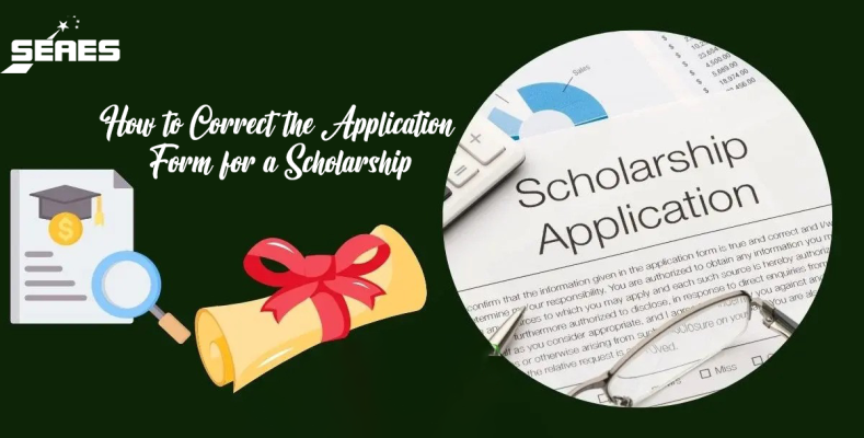 How to Correct the Application Form for a Scholarship